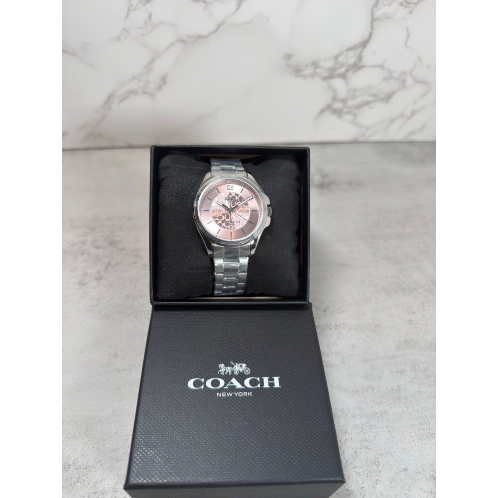 Coach Woman's  Libby Watch Pink, 37 Mm